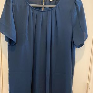 Zenana xl navy top. Short sleeve. New never worn.